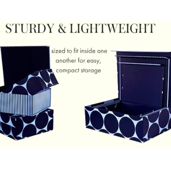 🆕️ Kate Spade 3 Pc Nesting Box Set - Picture 6 of 10